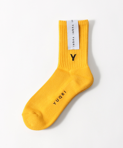 YUQRI（ユクリ）の「【YUQRI/ユクリ】 first step（ソックス/靴下・メンズ・チャコールグレー/ホワイト/ネイビー/ベージュ/レッド/ブラック/イエロー・FREE）」の6枚目の写真