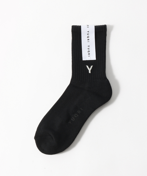 YUQRI（ユクリ）の「【YUQRI/ユクリ】 first step（ソックス/靴下・メンズ・チャコールグレー/ホワイト/ネイビー/ベージュ/レッド/ブラック/イエロー・FREE）」の2枚目の写真