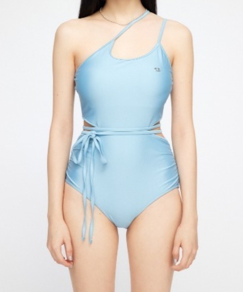 LAGUA GEM（ラグアジェム）の「METAL MOTIF ワンピース スイムウェア（水着・レディース・ライトブルー/ブラック・FREE）」の10枚目の写真