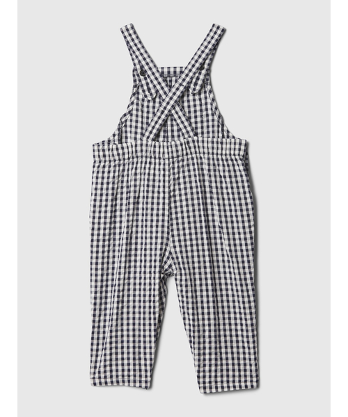 GAP（ギャップ）の「ギンガム オーバーオール (ベビー)（サロペット/オーバーオール・キッズ・パープル系その他・60cm/70cm/80ｃｍ/90cm）」の2枚目の写真