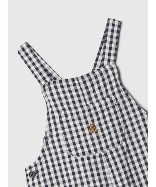 GAP（ギャップ）の「ギンガム オーバーオール (ベビー)（サロペット/オーバーオール・キッズ・パープル系その他・60cm/70cm/80ｃｍ/90cm）」の3枚目の写真