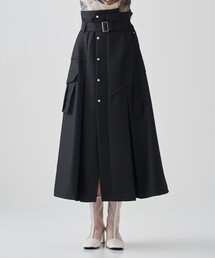 UNITED TOKYO | タックフレアーハイウエストスカート(スカート)