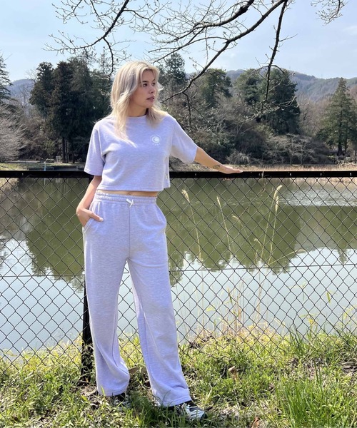 ROXY(ロキシー)の「SOL DE VERANO/ロキシークロップド丈Tシャツ(Tシャツ/カットソー・レディース・パープル/ブラウン/グレー・MEDIUM/LARGE/SMALL)」の16枚目の写真