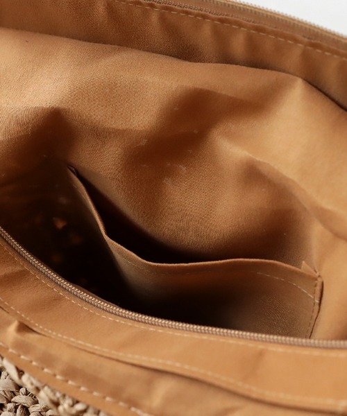 antiqua（アンティカ）の「スクエアかごバッグ（かごバッグ・レディース・ブラウン・FREE）」の15枚目の写真