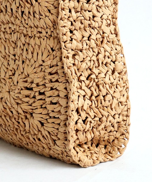 antiqua（アンティカ）の「スクエアかごバッグ（かごバッグ・レディース・ブラウン・FREE）」の16枚目の写真