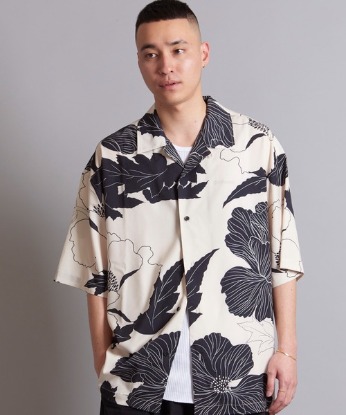 GALLIS ADDICTION（ガリスアディクション）の「GA 総柄S/S SHIRT（シャツ/ブラウス・メンズ・キナリ/ブラック系その他2/ブラック系その他3/ホワイト系その他2/ネイビー/ブラック/ホワイト・FREE）」の3枚目の写真