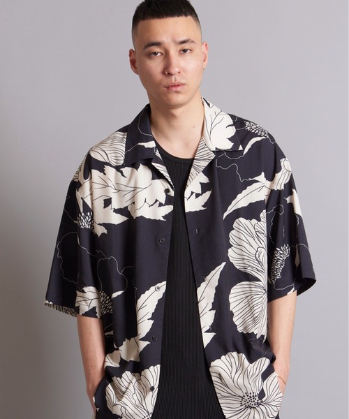 GALLIS ADDICTION（ガリスアディクション）の「GA 総柄S/S SHIRT（シャツ/ブラウス・メンズ・キナリ/ブラック系その他2/ブラック系その他3/ホワイト系その他2/ネイビー/ブラック/ホワイト・FREE）」の5枚目の写真