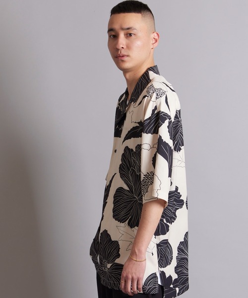 GALLIS ADDICTION（ガリスアディクション）の「GA 総柄S/S SHIRT（シャツ/ブラウス・メンズ・キナリ/ブラック系その他2/ブラック系その他3/ホワイト系その他2/ネイビー/ブラック/ホワイト・FREE）」の10枚目の写真