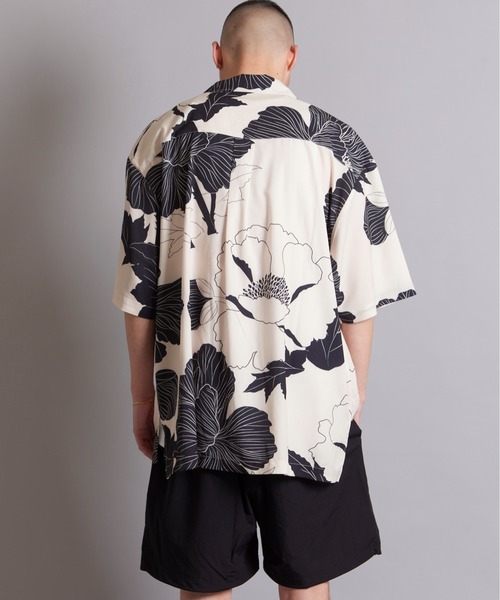 GALLIS ADDICTION（ガリスアディクション）の「GA 総柄S/S SHIRT（シャツ/ブラウス・メンズ・キナリ/ブラック系その他2/ブラック系その他3/ホワイト系その他2/ネイビー/ブラック/ホワイト・FREE）」の15枚目の写真