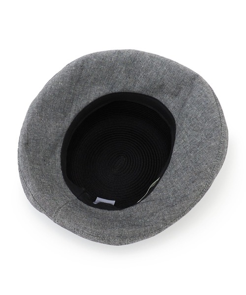 Petit Honfleur（プチオンフルール）の「切替ハット（ハット・レディース・ベージュ/ブラック・フリー）」の7枚目の写真