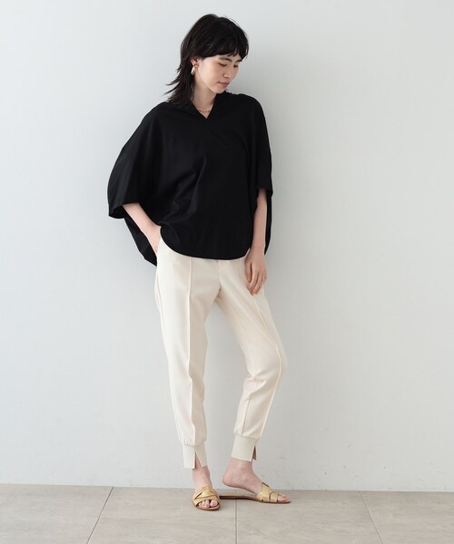 GALLEST(ギャレスト)の「◆ピンタックスリットジョガーパンツ(その他パンツ・レディース・アイボリー/ブラック/グレー・36/38/40)」の17枚目の写真