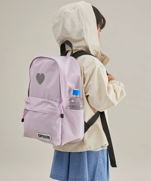 OUTDOOR PRODUCTS(アウトドアプロダクツ)の「【KIDS】【OUTDOOR PRODUCTS/アウトドアプロダクツ別注】リフレクター付リュック 16L(バックパック/リュック・キッズ・グリーン系その他/ラベンダー・FREE)」の5枚目の写真