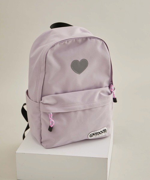 OUTDOOR PRODUCTS(アウトドアプロダクツ)の「【KIDS】【OUTDOOR PRODUCTS/アウトドアプロダクツ別注】リフレクター付リュック 16L(バックパック/リュック・キッズ・グリーン系その他/ラベンダー・FREE)」の7枚目の写真