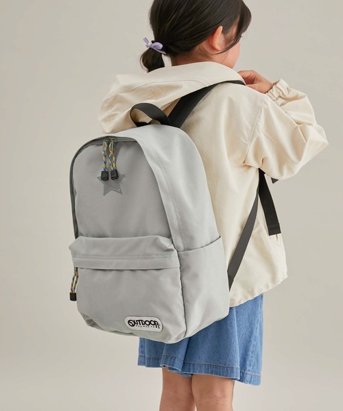 OUTDOOR PRODUCTS(アウトドアプロダクツ)の「【KIDS】【OUTDOOR PRODUCTS/アウトドアプロダクツ別注】リフレクター付リュック 16L(バックパック/リュック・キッズ・グリーン系その他/ラベンダー・FREE)」の8枚目の写真
