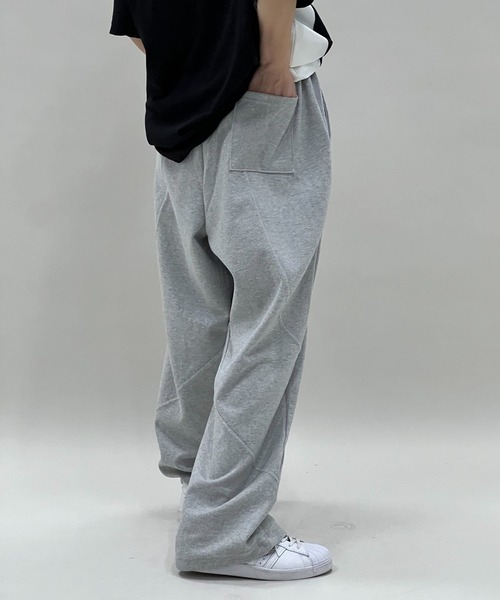 ALAND(エーランド)の「3.3 Field Trip/ステッチパンツ(スウェットパンツ・メンズ・ブラック/グレー・FREE)」の9枚目の写真