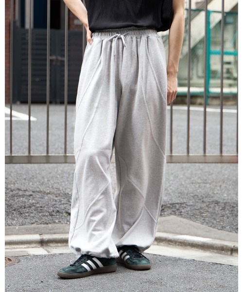 ALAND(エーランド)の「3.3 Field Trip/ステッチパンツ(スウェットパンツ・メンズ・ブラック/グレー・FREE)」の13枚目の写真