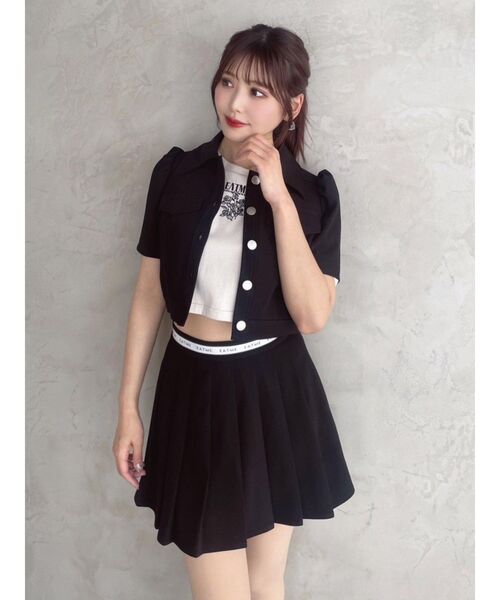 EATME（イートミー）の「ウエストロゴプリーツスカート（スカート・レディース・ブラック/ブラウン/アイボリー・SMALL/MEDIUM）」の16枚目の写真