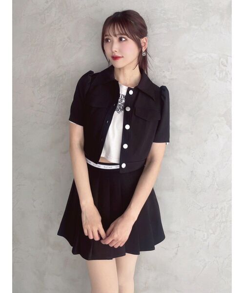 EATME（イートミー）の「ウエストロゴプリーツスカート（スカート・レディース・ブラック/ブラウン/アイボリー・SMALL/MEDIUM）」の18枚目の写真