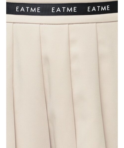 EATME（イートミー）の「ウエストロゴプリーツスカート（スカート・レディース・ブラック/ブラウン/アイボリー・SMALL/MEDIUM）」の5枚目の写真