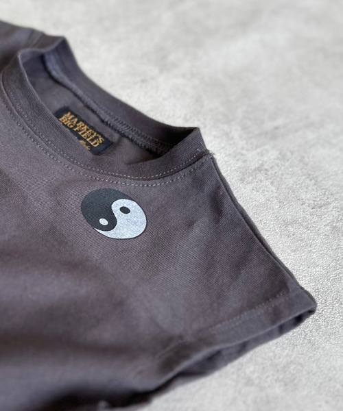 BIG FIELD（ビッグフィールド）の「モチーフフットボールTee（90～150cm）（Tシャツ/カットソー・キッズ・チャコール/ラベンダー/ライム/オフホワイト・90/100/110/120/130/140/150）」の13枚目の写真