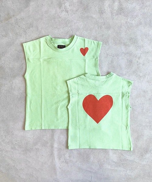 BIG FIELD（ビッグフィールド）の「モチーフフットボールTee（90～150cm）（Tシャツ/カットソー・キッズ・チャコール/ラベンダー/ライム/オフホワイト・90/100/110/120/130/140/150）」の5枚目の写真