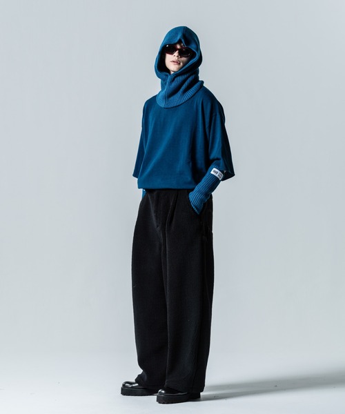 glamb（グラム）の「Half Sleeves Turtle Neck Knit / ハーフスリーブ 