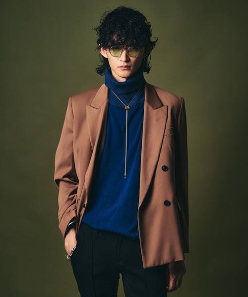 glamb（グラム）の「Half Sleeves Turtle Neck Knit / ハーフ