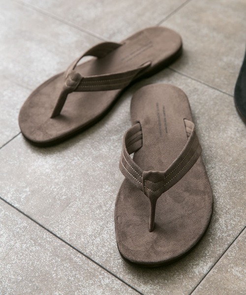 URBAN RESEARCH DOORS（アーバンリサーチドアーズ）の「Made in Japan トングサンダル（サンダル・メンズ・ベージュ系その他/ブラック・MEDIUM/LARGE）」の11枚目の写真