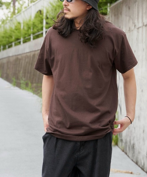 GILDAN(ギルダン)の「【GILDAN/ギルダン】6.0oz ハーフスリーブ ビッグTシャツ2(Tシャツ/カットソー・メンズ・ブルー系その他/ダークブラウン/ミント/ダークグレー/レッド/ライトグレー/ネイビー/ベージュ・L/3L/LL/S/M/SS)」の16枚目の写真