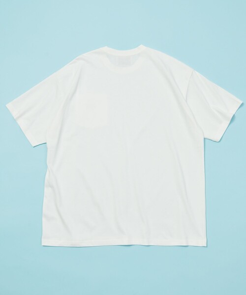 FREAK'S STORE（フリークスストア）の「matsui×FREAK'S STORE/マツイ×フリークスストア 別注 「Pixel&dog1」 ワンポイント クルーネック半袖ポケットTシャツ（Tシャツ/カットソー・メンズ・ホワイト/グレー/ブラック・MEDIUM/X-LARGE/LARGE）」の8枚目の写真