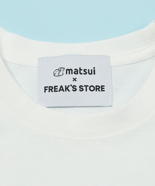FREAK'S STORE（フリークスストア）の「matsui×FREAK'S STORE/マツイ×フリークスストア 別注 「Pixel&dog1」 ワンポイント クルーネック半袖ポケットTシャツ（Tシャツ/カットソー・メンズ・ホワイト/グレー/ブラック・MEDIUM/X-LARGE/LARGE）」の7枚目の写真