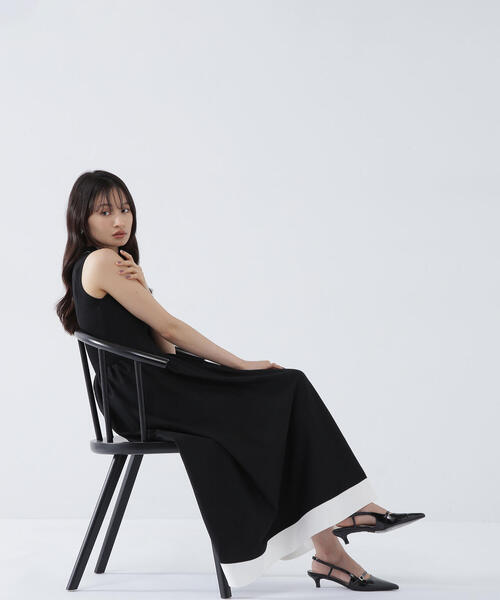 NATURALBEAUTYBASIC バイカラーギャザーニットワンピース 楽天市場】【SALE／10%OFF】バイカラーギャザーニットワンピース