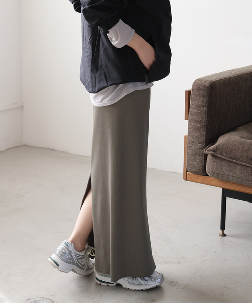 JOURNAL STANDARD(ジャーナルスタンダード)の「《追加3》ハリヌキテレコロングスカート(スカート・レディース・チャコールグレー/ブラック・FREE)」の22枚目の写真
