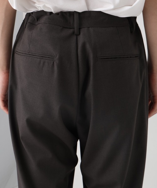 HARE(ハレ)の「【SET UP対応】ニーカットオフトラウザー(HARE)(スラックス・メンズ・ブラック/グレー・FREE)」の15枚目の写真