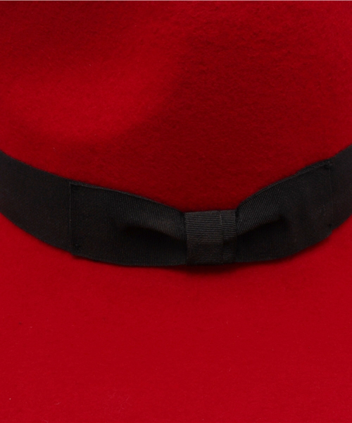 fifth（フィフス）の「ウール中折れツバ広リボンベルトハット（ハット・レディース・ブラック/ボルドー・FREE）」の11枚目の写真