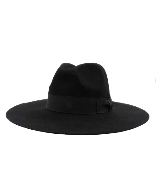 fifth（フィフス）の「ウール中折れツバ広リボンベルトハット（ハット・レディース・ブラック/ボルドー・FREE）」の7枚目の写真