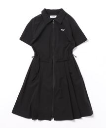 ゴルフ レディース A.P.C. ワンピース ウェア レディースゴルフウエア ハーフZIPモックネックワンピース