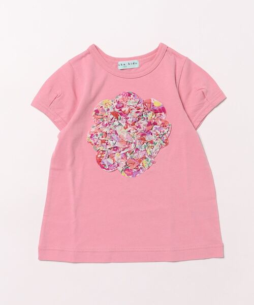 セール】フラワーモチーフTシャツ（Tシャツ/カットソー）｜hakka kids  
