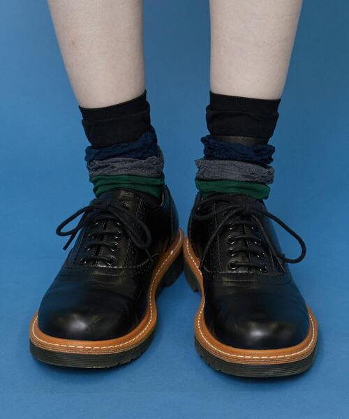 FRAPBOIS(フラボア)の「フリルソックス(ソックス/靴下・レディース・ブラック/ネイビー/サックスブルー・FREE)」の18枚目の写真