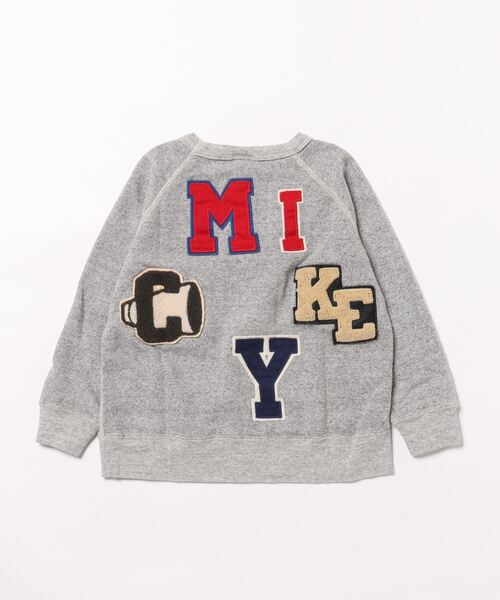 【セール】Vintage Fleece MICKEY Patch Sweatshirt（スウェット）｜DENIM DUNGAREE（デニムダンガリー）
