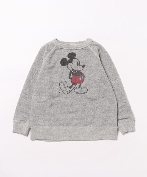 【セール】Vintage Fleece MICKEY Patch Sweatshirt（スウェット）｜DENIM DUNGAREE（デニムダンガリー）
