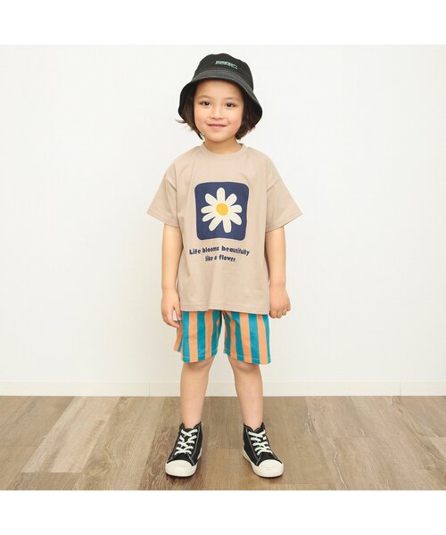 BREEZE（ブリーズ）の「【リンク・上下セット】3柄セットアップ（セットアップ・キッズ・アイボリー/ストライプ/グリーン・80/90/100/120/110/130/140）」の21枚目の写真