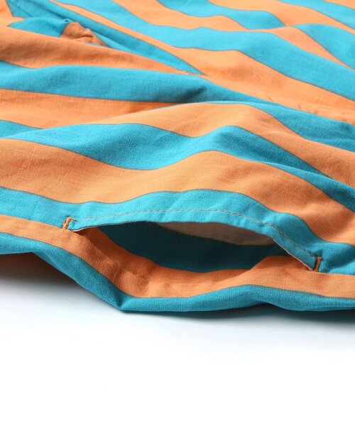 BREEZE（ブリーズ）の「【リンク・上下セット】3柄セットアップ（セットアップ・キッズ・アイボリー/ストライプ/グリーン・80/90/100/120/110/130/140）」の4枚目の写真