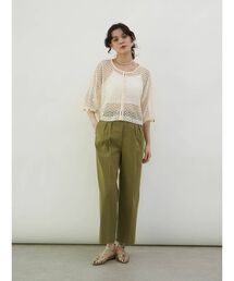 YORT/FIKA./:ETHROF（ヨートフィーカイーサオブ）の「Tuck chino pants（チノパンツ）」