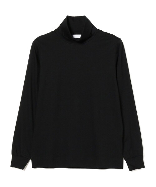International Gallery BEAMS（インターナショナルギャラリービームス）の「SLOANE / スーピマコットン タートルネックカットソー（Tシャツ/カットソー・メンズ・オフホワイト/ホワイト系その他2/ネイビー/オレンジ系その他5/ブラック・2/3/5/4）」の3枚目の写真