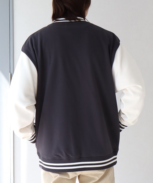 Dickies（ディッキーズ）の「【GENUINE DICKIES/ジェニュインディッキーズ】 裏起毛 サガラ刺繍 スタジャン（スタジャン・メンズ・ブラック系その他/ブラック/グリーン系その他・M/XL/L）」の17枚目の写真