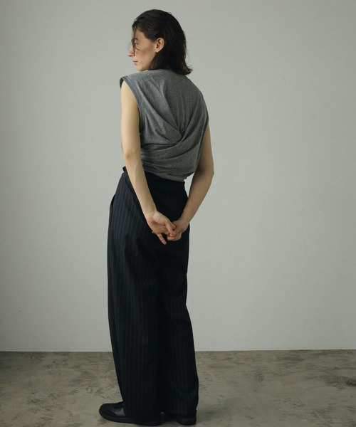 【セール】Drape Cut Tanktop（タンクトップ）｜anuke（アンヌーク）