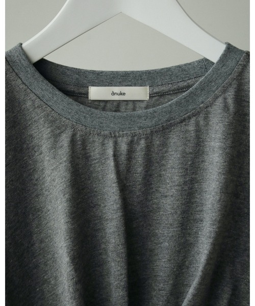 Tシャツ(半袖/袖なし) anuke Drape Cut Tanktop セール】Drape Cut Tanktop（タンクトップ）｜anuke（アンヌーク