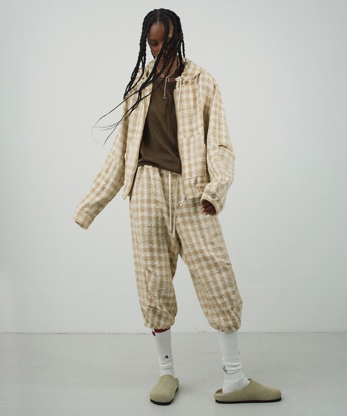 3/4 GINGHAM CHECK PANTS（その他パンツ）｜Jieda（ジエダ）の