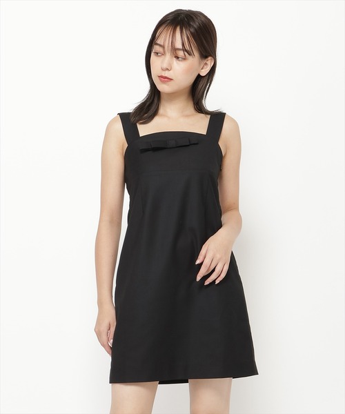 REDYAZEL（レディアゼル）の「リボンベアミニワンピース（ワンピース・レディース・ブラック/グレー・FREE）」の2枚目の写真